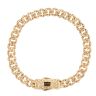 14ct Yellow Gold Monaco Classic Flex Lock Curb Bracelet 6.5"