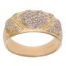 18ct Yellow Gold 0.73ct Diamond Hearts Ring