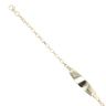 Children's 14ct Yellow Gold Belcher ID Bracelet 6"