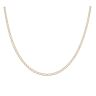 9ct Yellow and White Gold Diamond Cut Anchor Chain 18"