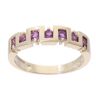 9ct Yellow Gold Amethyst Ring