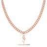 9ct Rose Gold Albert T-Bar Chain 20"