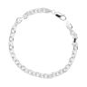 Silver Curb 8" Bracelet by Icesia