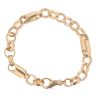 9ct Yellow Gold Fancy Belcher Bracelet 9"