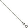 9ct White Gold Trace-Link Pendant Chain