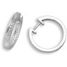 9 Carat White Gold 25pts Diamond Earrings
