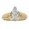 18ct Yellow Gold Marquise Cut 1.00ct Diamond Solitaire Ring