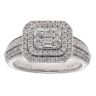 Vera Wang 18ct White Gold 0.95ct Diamond Cluster Vera Wang Ring