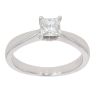 Platinum 0.50ct Princess Cut Diamond Solitaire Ring