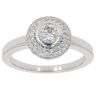 Platinum 0.80ct Brilliant Cut Diamond Cluster Ring
