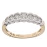 9ct Yellow Gold 0.50ct Brilliant Cut Diamond Half Eternity Ring