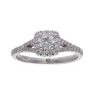 18ct White Gold 0.54ct Diamond Cluster Ring