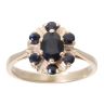 9ct Yellow Gold Sapphire Dress Ring