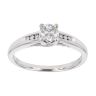 18ct White Gold 0.40ct Diamond Cluster Ring