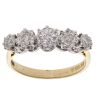 18ct Yellow Gold 0.45ct Brilliant Cut Diamond Five Stone Ring