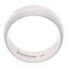 18ct White Gold Traditional Court Patterned Wedding Band 5.5mm