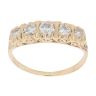 18ct Yellow Gold 0.75ct Brilliant Cut Diamond Five Stone Ring