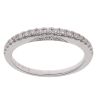 18ct White Gold 0.25ct Brilliant Cut Diamond Half Eternity Ring