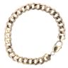 9ct Yellow Gold Curb Bracelet 9"