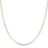 9ct Yellow Gold Curb Chain 20"