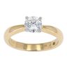 18ct Yellow Gold 0.60cts Diamond Solitaire Ring