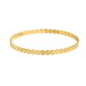 22ct Yellow Gold Bangle With Circles and texture
