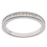 18ct White Gold 0.45ct Princess Cut Diamond Half Eternity Ring