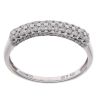 9ct White Gold 0.33ct Diamond Half Eternity Ring