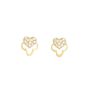 22ct Yellow Gold Stud with Cubic Zirconia