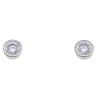 925 Sterling Silver Cubic Zirconia Solitaire Stud Earrings