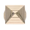 9ct Yellow Gold Pyramid Ring