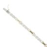 14ct Yellow And White Gold Fancy Bracelet 7.5"