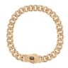 14ct Yellow Gold Monaco Classic Flex Lock Curb Bracelet 8.5"
