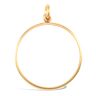 9ct Yellow Gold Tenth Krugerrand Pendant Mount - Plain