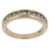 9ct Yellow Gold 0.50ct Brilliant Cut Diamond Half Eternity Ring