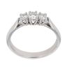 Platinum 0.50ct Diamond Trilogy Ring
