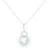 18ct White Gold 1.10ct Brilliant Cut Diamond Pendant And Chain 16"