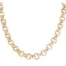 9ct Yellow Gold Plain and Patterned Belcher Chain
