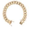 9ct Yellow Gold Curb Bracelet 8.5"