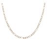 9ct Yellow Gold Figaro Chain 18"