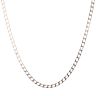 9ct Yellow Gold Square Curb Chain 22"
