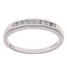 18ct White Gold 0.15ct Diamond Half Eternity Ring