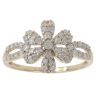 9ct Yellow Gold 0.35ct Brilliant Cut Diamond Cluster Ring