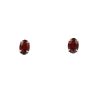 9ct Yellow Gold Garnet Stud Earrings
