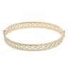 9ct Yellow Gold Hinged Celtic Bangle