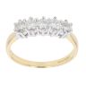 18ct Yellow Gold 0.50ct Brilliant Cut Diamond Five Stone Ring