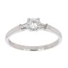 9ct White Gold 0.33ct Diamond Solitaire Ring