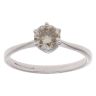 9ct White Gold 0.60ct Brilliant Cut Diamond Solitaire Ring
