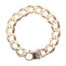 9ct Yellow Gold Curb Bracelet 9"