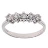 18ct White Gold Brilliant Cut 0.50ct Diamond Five Stone Ring